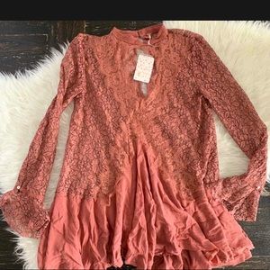 Free people lace tunic